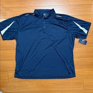Men's Navy Blue Polo Shirt performance TeP